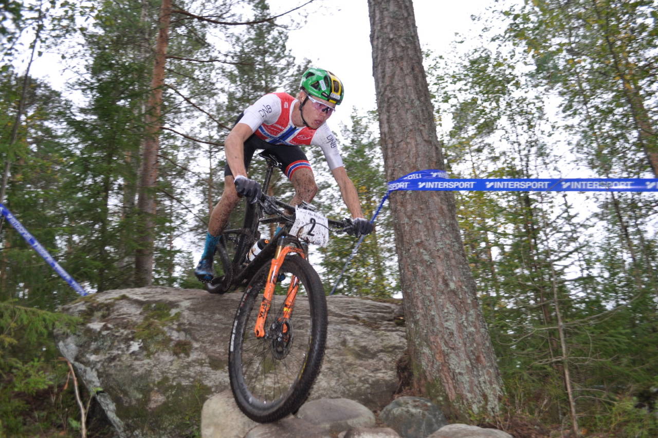 Erik Hægstad har fått kyssesyken. Her fra siste runde i Norgescupen i september. Foto: Vegard Utne