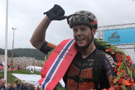 Eskil Evensen-Lie var en outsider til seieren i Birkebeinerrittet, men comeback-kanonen hadde marginene på sin side. Foto: Ingeborg Scheve