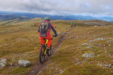 Stisykling rundt Hårskallen under Innherredsflyt. Foto: Tommy Aslaksen