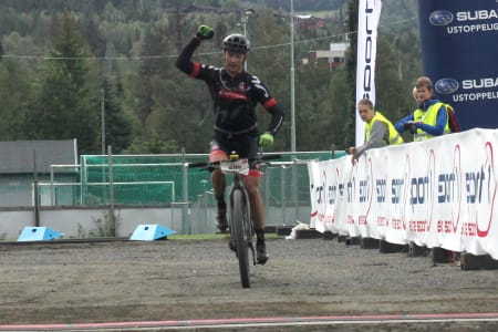 Yngvar Alexander Hansen var førstemann i mål på Birkebeinerrittet, med nesten tre minutters margin. Foto: Ingeborg Scheve