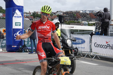 Ole Hem vant den første utgaven av Nordsjørittet MTB Marathon, og er tilbake for å forsvare seieren i år. Foto: Stine Haraldseth