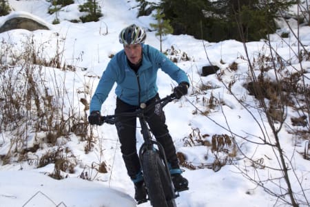 Deler av VM-taséen ble testet under Fagernes Global Fatbike Day arrangement i desember. Foto: Fredrik Holte Breien/GIMBAL
