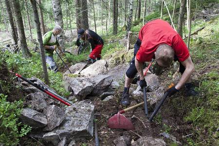 Kommende helg arrangerer NOTS stibyggerkurs i Oslo, for første gang på tre år. Foto: Bjørn Enoksen