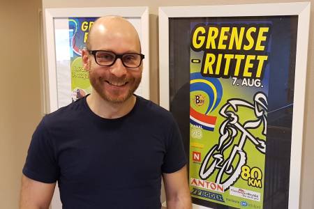 Vegard Halvorsen er ansatt som ny daglig leder i Grenserittet fra 1.mai i år. Foto: Halden SK
