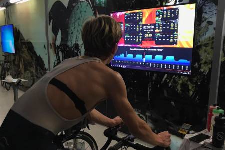 Knut Røhme er i gang med oppkjøringen til sin andre sesong på seniornivå, og rulla er en viktig del av vintertreningen. 