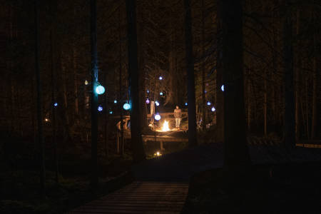 Lykteturen Gullia by Night er tilbake på programmet under årets utgave av Bike Out i Trysil Bike Arena. Foto: Fredrik Otterstad