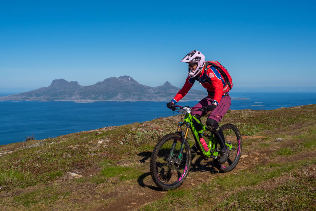 Søndagens fem etapper var en fryd, selv om de også var et slit, sier Anette Røssum Bastnes. Foto: Frode Koppang