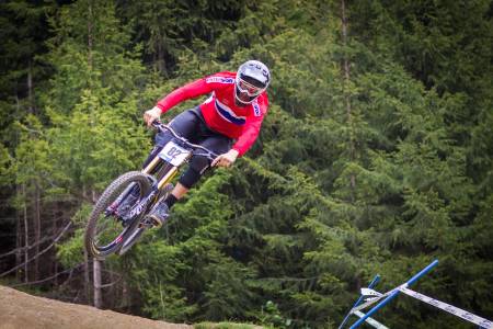Lars Vatnebryn Sandviken ble beste norske i en knallhard utforfinale. Foto: Snorre Veggan