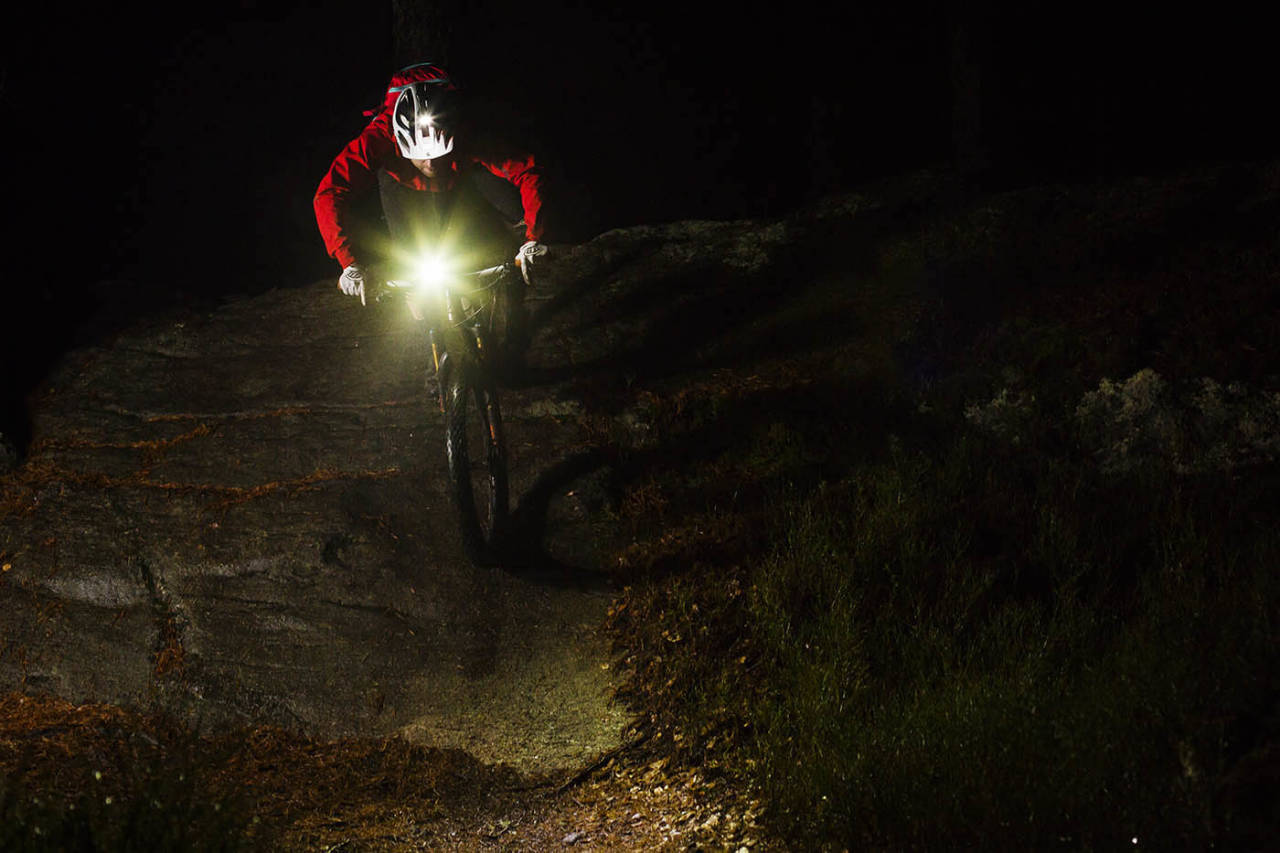 Stor test av sykkellykter. Foto: Snorre Veggan