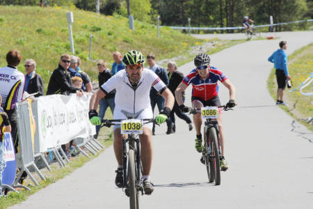 GODT FORNØYD: Team Terrengsykkels Sverre Engelstad var så fornøyd etter et år med treningspanelet at han ville søke om et år til. 