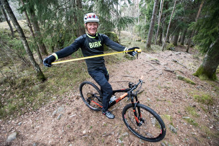 STØRRELSEN AVGJØR: Det kan være greit å kjenne målene fra sete til krank, samt sete og styre før neste gang du leier eller setter opp en sykkel. Foto: Christian Nerdrum