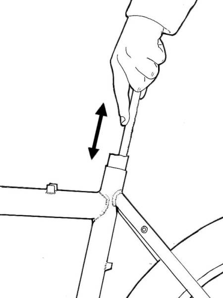 Fil it! Bruk et baufilblad til å sage en splitt i setepinnen fra innsiden. Dette tar tid, vær tålmodig.